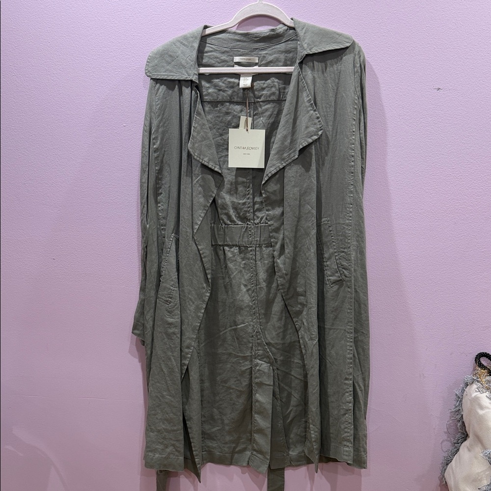 Cynthia Rowley Gray Varsity Jacket